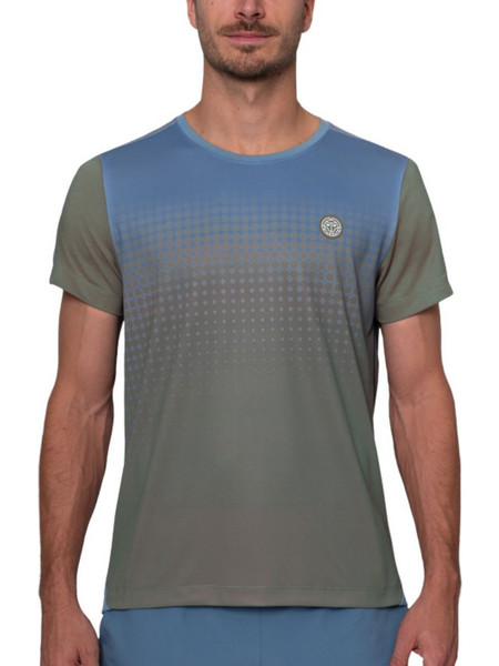 Bidi Badu Spectrum Men's Tennis Tee Light Brown / Denim