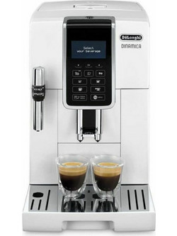DeLonghi Dinamica ECAM350.35.W Αυτόματη Μηχανή Espresso 1450W 15bar με Μύλο