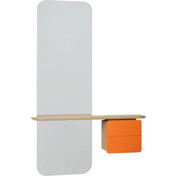 Καθρέπτης Τοίχου One More Look 5620C5620-10 78x15x118cm Oak Nuance Orange Umage