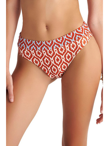 BLU4U Ψηλόμεσο Bikini Slip Κόκκινο 25365188-47