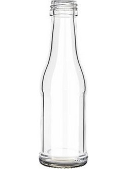 Μπουκάλι Γυάλινο 0,100lt (Φ.25) - Διαφανές 128τμχ