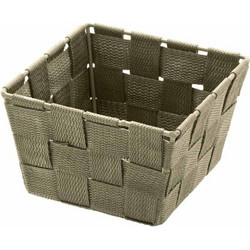 Wenko Adria Mini Καλάθι Αποθήκευσης Πλαστικό Taupe 14x14x9cm