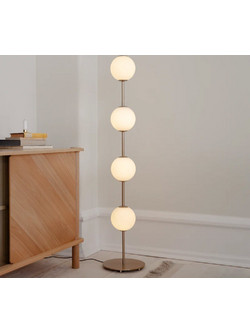 Φωτιστικό Δαπέδου Audrey 2257 Φ15/30x128cm Led 1300lm 29W 2700k Brass-Opal Umage