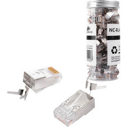 Spacetronik NC-RJ457FT-16 | Βύσματα RJ45 Cat7 FTP για αγωγούς 1.6mm, τμχ