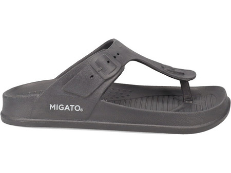 Γκρι ανδρική σαγιονάρα footbed