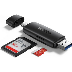 Ugreen CM304 Card Reader OTG USB-C & USB-A 3.2 Gen 1 για SD / microSD