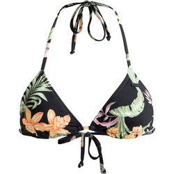 Roxy Beach Classics Bikini Top Τριγωνάκι Floral Μαύρο Πολύχρωμο ERJX305415
