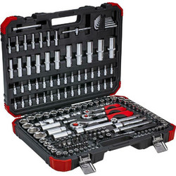 GEDORE red Socket Set 1/4 + 3/8 + 1/2 172-pieces