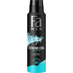 Fa Extreme Cool Ανδρικό Αποσμητικό Spray 48h Χωρίς Αλουμίνιο 150ml