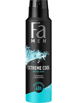 Fa Extreme Cool Ανδρικό Αποσμητικό Spray 48h Χωρίς Αλουμίνιο 150ml