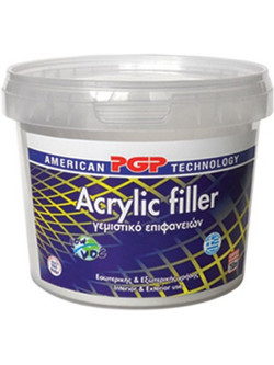 PGP ACRYLIC FILLER 1KG ΛΕΥΚΟΣ ΑΚΡΥΛΙΚΟΣ ΣΤΟΚΟΣ ΓΙΑ ΤΟΙΧΟΥΣ ΚΑΙ ΞΥΛΑ ΕΤΟΙΜΟΣ ΓΙΑ ΧΡΗΣΗ - PGP