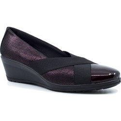 Imac 406130 Γυναικεία Ανατομικά Δερμάτινα Loafers με πλατφόρμα Μπορντό - ΜΠΟΡΝΤΩ