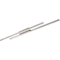 Φωτιστικό Οροφής - Πλαφονιέρα Odio R67882107 110x8,5x5cm Led 2500lm 22W 3000K Nickel RL Lighting