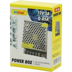 Andowl Τροφοδοτικό Ρεύματος 12V 5A 60W Q-D5A