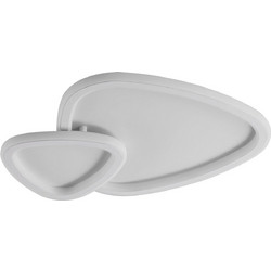CCC 712-1 ΠΛΑΦΟΝΙΕΡΑ LED ΛΕΥΚΗ 2 ΒΟΤΣΑΛΑ 46x37x7