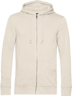 B&C Collection Inspire Organic Ανδρικό Φούτερ με Κουκούλα Off White WU35B