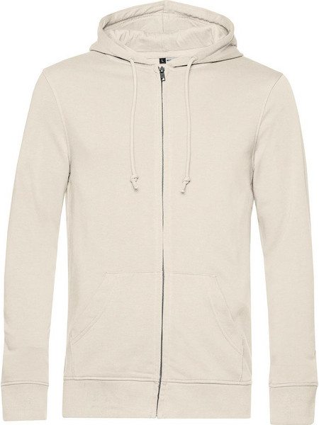 B&C Collection Inspire Organic Ανδρικό Φούτερ με Κουκούλα Off White WU35B