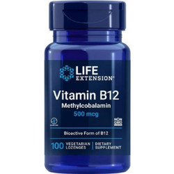 Life Extension B12 500mcg 100 Παστίλιες