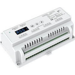 DMX512/RDM DECODER RGBW 5A*12CH 12-24VDC MAX48A D12 EUROLAMP - 145-71506