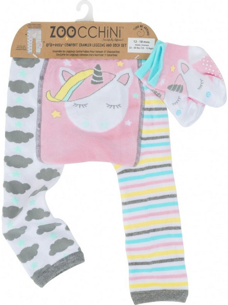Grip Easy Crawler Pants & Socks Set - Allie the Alicorn - 6-12