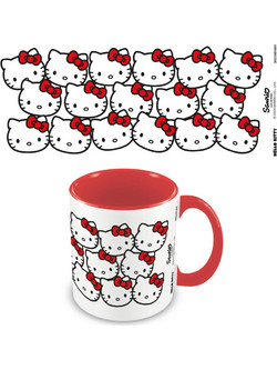 HELLO KITTY - Many Kittys - Colored Inner Mug 11oz
