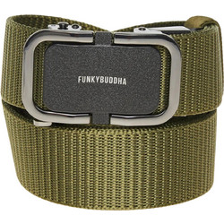 Funky Buddha Ανδρική Ζώνη Χακί FBM010-033-10-KHAKI