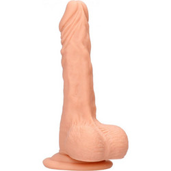 Shots RealRock Dong with Testicles 20cm Flesh