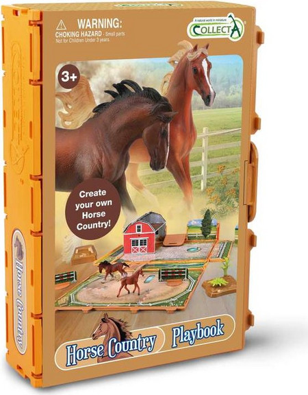 CollectA - Βιβλίο Παιχνιδιού Με Άλογα Φάρμας