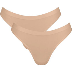 Sloggi Go Sense Γυναικεία Slip Μπεζ 2Pack 10224864-1195