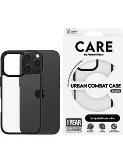 CARE by Panzerglass - iPhone 16 Pro Case Urban Combat Black