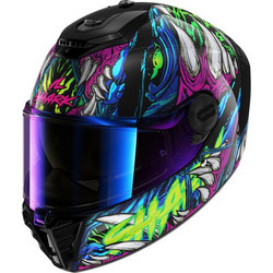 Shark Spartan RS Shaytan Black Green Purple Κράνος Μηχανής Full Face 1500gr