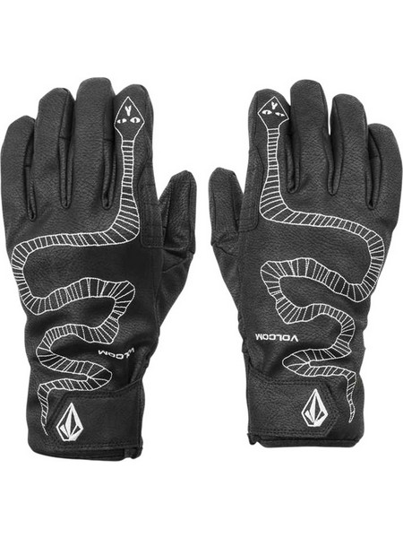 VOLCOM M HIPEE GLOVE - J6852609-BLK BLACK/ WHITE