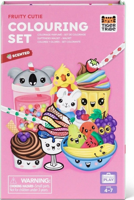 Σετ Δραστηριοτήτων - Colour By Numbers cented Fruity Cutie Tiger Tribe