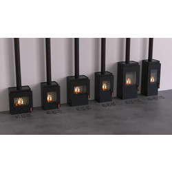 Barbas Bellfires Box 40 52-80 Ατσάλινη Ξυλόσομπα 8kW