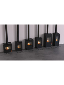 Barbas Bellfires Box 40 52-80 Ατσάλινη Ξυλόσομπα 8kW