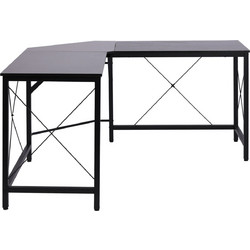 HOMCOM Γωνιακό Γραφείο 836-122BK