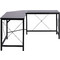HOMCOM Γωνιακό Γραφείο 836-122BK HOMCOM Γωνιακό Γραφείο 836-122BK