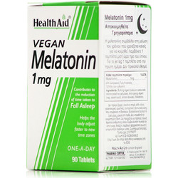 Health Aid Melatonin 1mg 90 Ταμπλέτες