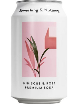 Hibiscus & Rose Premium Soda - Something & Nothing - 330ml