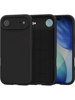 Θήκη iPhone Air Spacecase Silicone Mag Case Σιλικόνης με MagSafe - Black (5905719132248)