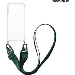 Sonique Armor Θήκη (Honor 200 Pro 5G) με Strap Πράσινο Σκούρο