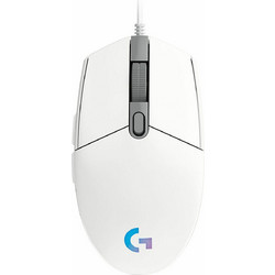 Logitech G102 Lightsync Ενσύρματο Gaming Ποντίκι RGB 8000 DPI White