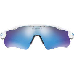 Oakley OO9208 73 Αθλητικά Γυαλιά Ηλίου Μάσκα Κοκάλινα Λευκά με Μπλε Καθρέπτη Φακό