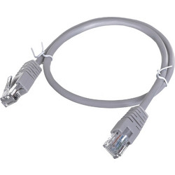 Gembird U/UTP Cat.5e Καλώδιο Δικτύου Ethernet 0.5m Grey