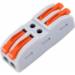 POWERTECH κλέμα σύνδεσης καλωδίων TOOL-0103, 2pin προς 2pin, 10τμχ TOOL-0103