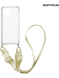 Sonique Armor Clear Strap Back Cover Beige (Xiaomi Redmi A1+ / Poco C50 / Redmi A2+)