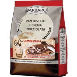 Barbaro Κρέμα Καφέ Nocciola e Cioccolato e Pantostato 8 τμχ