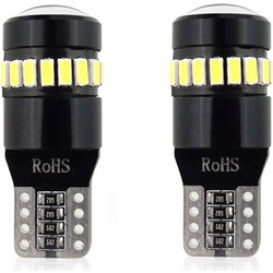 AMiO W5W T10 12-24V LED 2τμχ