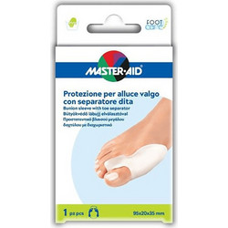 Master Aid Προστατευτικό Βλαισού & Μεγάλου Δαχτύλου με Διαχωριστικό για Κότσι 1τμχ
