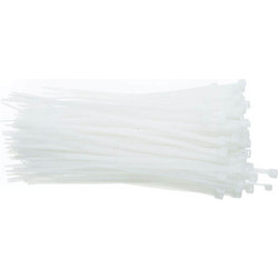 Δεματικά Καλωδίων Cablexpert με Προστασία UV 250x3.6 - Άσπρο - 100τμχ NYTFR-250x3.6-W